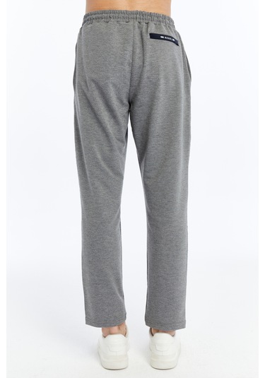 Axxel Erkek Gri Arka Cep Fermuarlı Eşofman Alt-p340 Gri