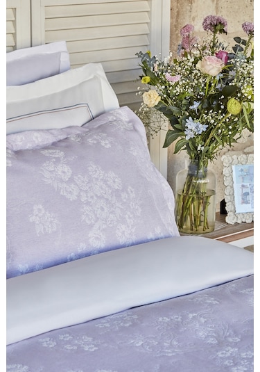 Karaca Home Charleen Lila Çift Kişilik Yatak Örtüsü 200.22.14.0446