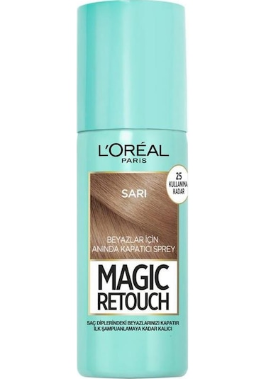 Loreal Paris Magic Retouch Beyaz Kapatıcı Sprey Sarı 75 ML