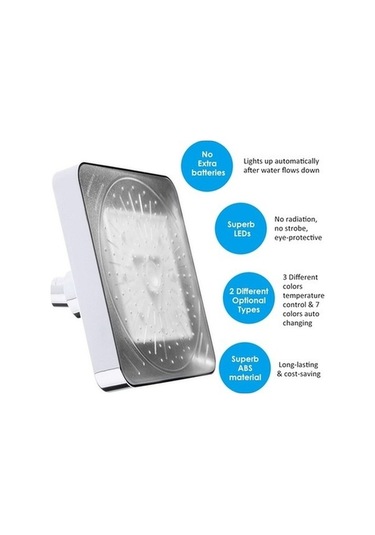 Tongxida Bosphorusboutique Yağmurlama Tuvalet Sistemi, Renk Otomatik Leezsing L-ed Işık Ep Duş, Bosphorusboutique Başlığı Ban Diğer