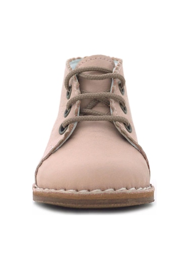 Rakerplus Tbons Özel Tasarım Handmade Hakiki Deri Pudra Kız Bebek Bot Pudra