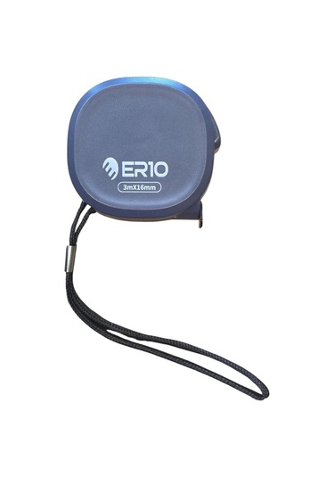Er10 Şerit Metre Antrasit Autostop 3mx16mm D36-3016 0-99 M