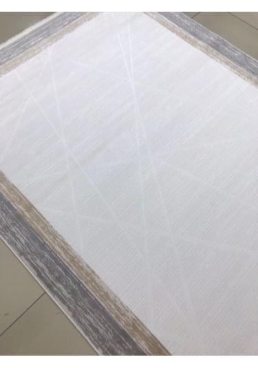 Merinos Halı Vista 76592 957 Serisi Triko Akrilik Salon Oturma Yatak Odası Halısı Krem - Gri - Bej