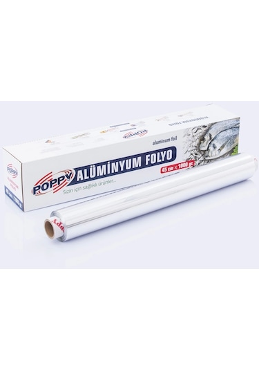 Poppy Alüminyum Folyo 45 CM x 1 KG