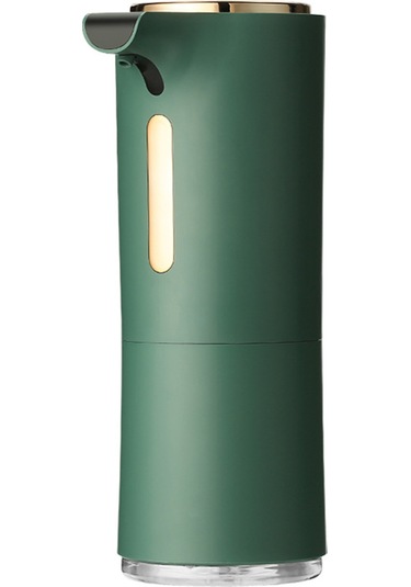 Skycity Evler İçin Dürtme Sensörlü Otomatik Köpük Sabun Dağıtıcı - 1200mah Şarj Edilebilir Batarya İle Hijyenik El Yıkama Yeşil