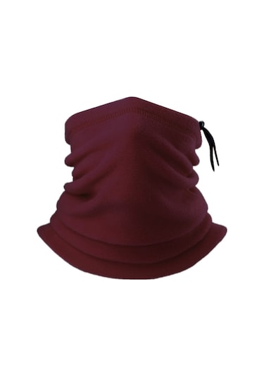 Eleven Markets Kışlık Spor Unisex Bordo Polar Boyunluk Bordo Polar Bordo