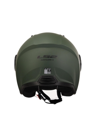Ls2 Airflow 2 Açık Motosiklet Kaskı-692 Mat Yeşil