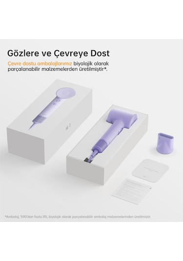 Laifen Se 2 Saç Kurutma Makinesi - Pastel Mor
