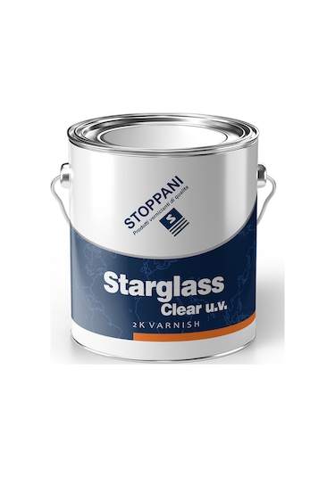 Stoppani Starglass Clear U.V. Sonkat Yat Vernik 1 Litre Takım