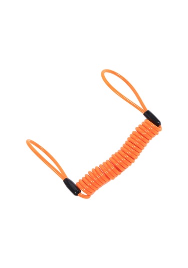 Ximistore9 Motosiklet Disk Kilidi Uyarı Kablosu Sarı - 1.25m Genişletilebilir, Çelik Konstrüksiyon, Kilidi Ve El Tutucuyu Bağlar, Hasarı Önler