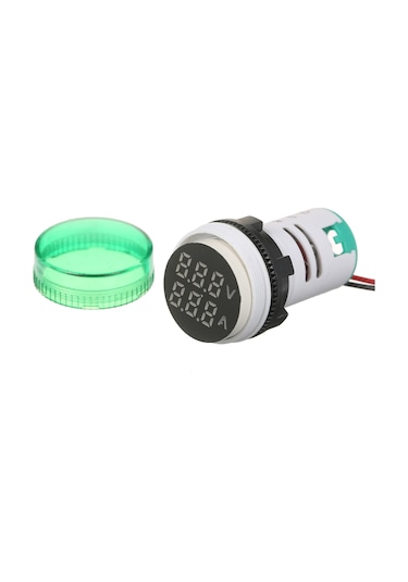 Reedark Küçük Dijital Volt-ampermetre: Ac 50-500v & 0-100a Ölçüm, Çift Led Ekran