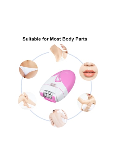 Yifomall Usb Şarjlı Elektrikli Tüy Çıkarıcı, İki Hızlı Ayar, Işıklı Fonksiyon, Kadın-erkek İçin Kemerli Teker Tasarımı, Pembe Çok Renkli