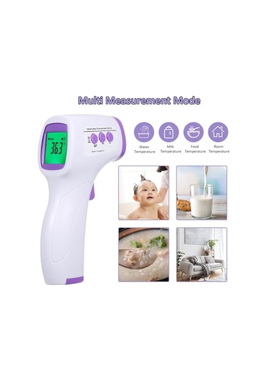 Novahub Anında Ölçüm Kızılötesi Alın Termometre - Led Ekranlı, Obje & Vücut Sıcaklığı Ölçer - Temassız, Güvenli Ve Kolay Kullanım