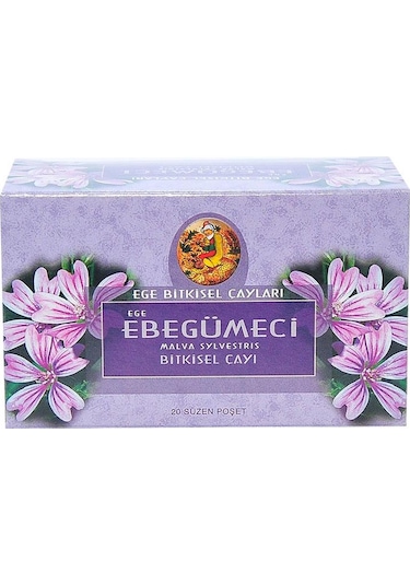 Ege Lokman Ebegümeci Bitki Süzen Poşet Çay 20 x 1.5 G