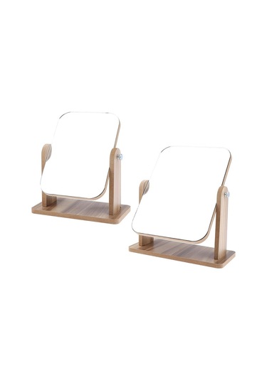 Suntek Ahşap Tabanlı Seyahat 2 Boyutlu Retro Kozmetik Masa