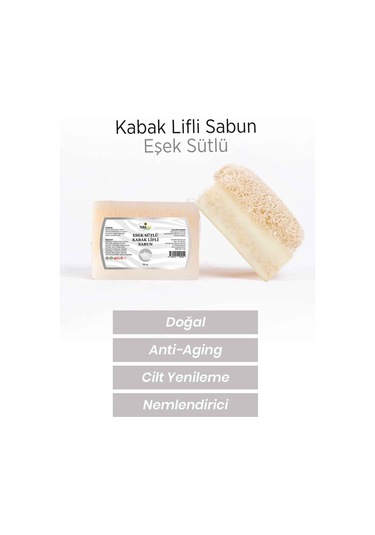 Tubalife Eşek Sütlü ve Kabak Lifli Doğal Sabun 100 G