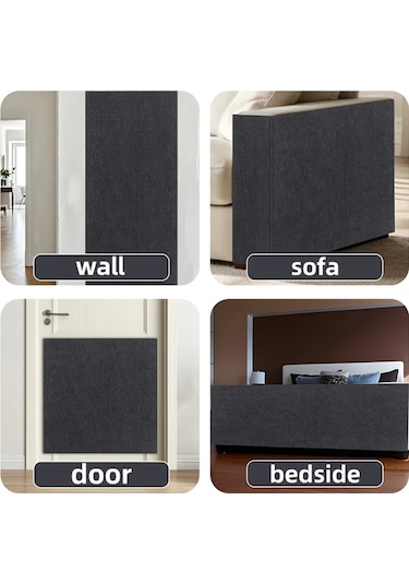 Honeybeeshop Yapışkanlı Kedi Tırmalama Matı Dayanıklı Polyester A Brown 15.75 X 118.11 İnch Ev Dekoru Dıy Kedi Oyuncak