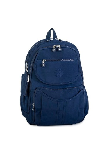 Nas Bag Unisex Zararlı Kimyasal İçermeyen Waterproof Sırt Çantası Lacivert