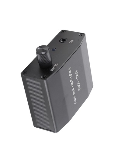 Moveevo Mikrofon Amfi 1000x Zayıf Ses Çoğaltıcı Alc Kontrol 3.5mm Arayüzlü Usb Şarjlı Alüminyum Kasa