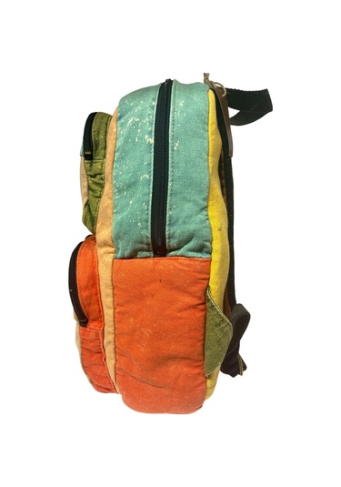 Kaliteli Tek Bölmeli Vintage Disayn Günlük Sırt Gezi Okul Seyahat Çantası Jannie Bag 27 Cm X 40 Cm Mavi