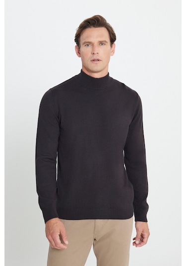 Erkek Kahve-yesıl 2'li Paket Standart Fit Normal Kesim Yarım Balıkçı Yaka Basic Triko Kazak Kahve-yesıl Erkek Kahve-yesıl 2'li Paket Standart Fit Normal Kesim Yarım Balıkçı Yaka Basic Triko Kazak Kahve-yesıl