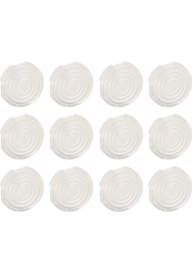 12 Adet Arcade Düğme Kılıfı Yedek Mekanik Basmalı Düğme Kılıfları Kailh, Cherry, Ttc, Akko Ve Glorious Anahtarlar İçin Beyaz