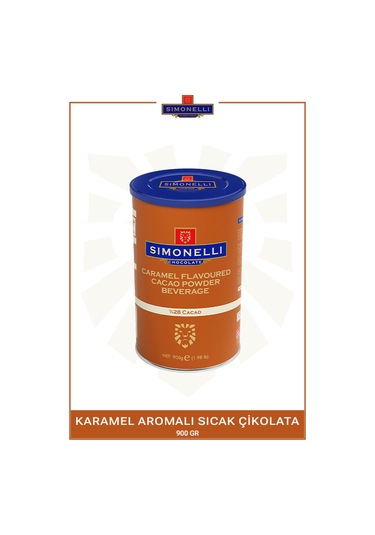 Simonelli Karamel Aromalı Sıcak Çikolata İçecek Tozu 900 G