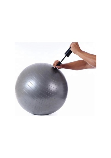 Pilates Topu 65 CM Pilates Pompası Egzersiz Set Fitness + Pompa Fuşya