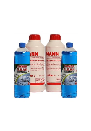 Mann Antifriz Kırmızı 1.5 Lt -37 2 Adet 2 Camsuyu N11.551