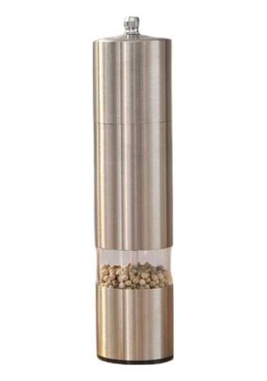 Createtech Mutfak Manuel Öğütücü - Pratik El Değirmeni - Kolay Kullanım Gümüş