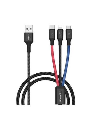 Sandwich Romoss Cb25n Veri Kablosu 1m Uzunlukta Hızlı Veri Aktarımı Ve Şarj İşlemi