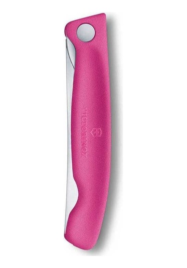 Victorinox 6.7836.f5b 11cm Pembe Tırtıklı Katlanabilir Domates Bıçağı Pembe
