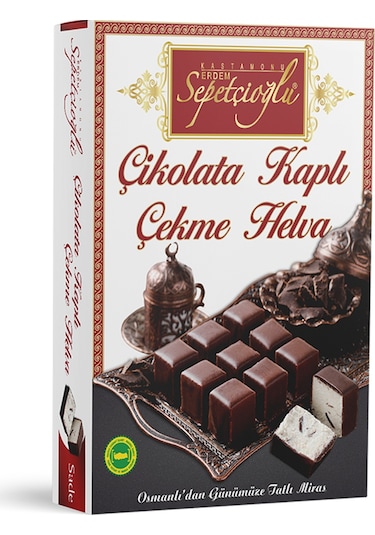 Erdem Sepetçioğlu Çikolata Kaplı Çekme Helva 320 G