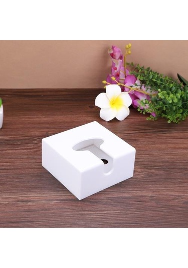 Modern Akrilik Banyo Yüz Doku Dağıtıcı Kutusu Kapağı / Dekoratif Peçete Tutucu Kutusu Noel Kutu