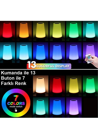 Greentech Masaüstü Şarjlı LED Aydınlatma Gece Lambası / GT-CL11