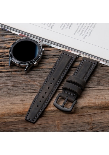 Vagave Huawei  Watch 4 GT2E GT3 Pro 20 22 MM Deri Kordon