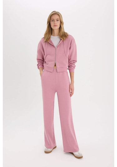 DeFacto Coool Wide Leg Eşofman Altı Beli Lastikli Geniş Bol Paça B3345AX25SPBR277 DeFacto Coool Wide Leg Eşofman Altı Beli Lastikli Geniş Bol Paça B3345AX25SPBR277