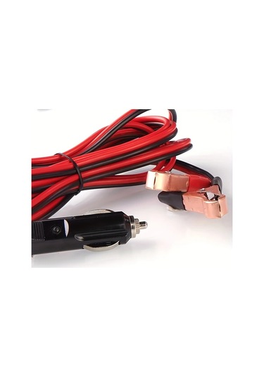 Boatshop1 Balık Klibi Çakmak 3m Alligator Clip Erkek Bağlayıcı Uzatma Kablosu 12v 24v 15a Ağır Hizmet Kulp Kablosu Araba Elektrik Sistemleri 16awg
