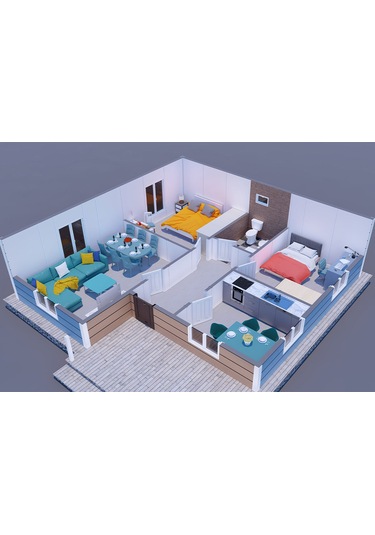 83 M² Prefabrik Ev