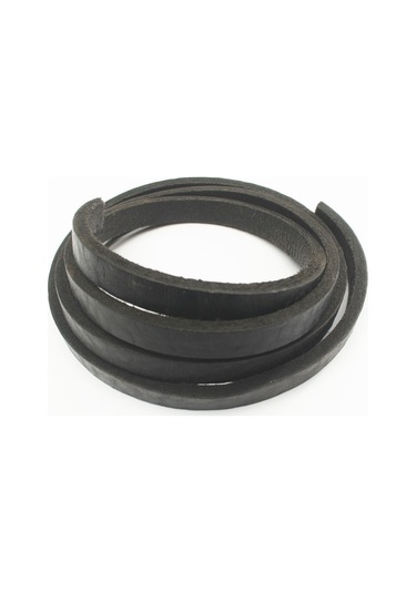 20 Mm Yassı Deri Kayış 2 Metre 20 Mm / Siyah