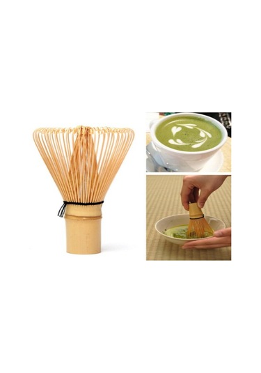 Geekyou Seramik Matcha Seti: Çay Süzgeci Ve Kaşık - Pürüzsüz Matcha İçin Pratik Araçlar Ahşap