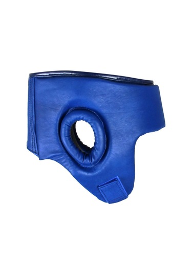 Dosmai Deri Yüz Korumalı Kick Boks Muay Thai Maç Kaskı Mavi Ko371 Mavi