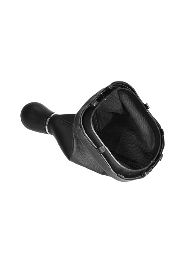 Youmex Vw Touran 2003-2010 Ve Caddy Mk2 2004-2009 İçin 5 Vites Değiştirici Kolu, Dayanıklı Pu Deri Malzeme, Kolay Kurulum Siyah