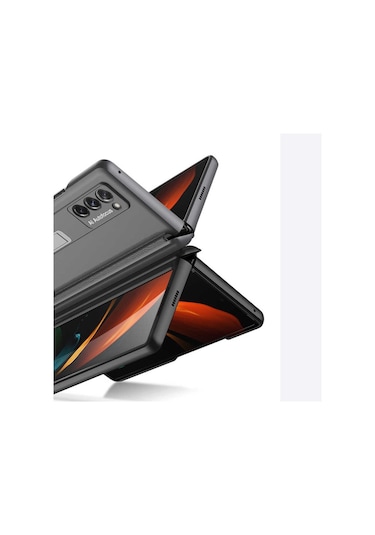 Galaxy Z Fold 2 Kılıf Zore M-Magnet Kılıf Siyah