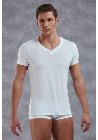 Doreanse Erkek Micromodal Bisiklet Yaka Kısa Kol T Shirt 2860