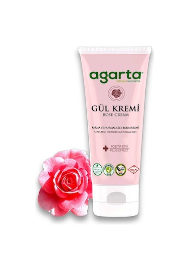Agarta Doğal Cilt Nemlendirici Gül Kremi 2 x 75 ML