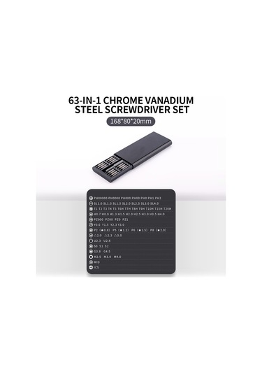 Hallow 63-in-1 Manuel Mini Hassas Tornavida Seti