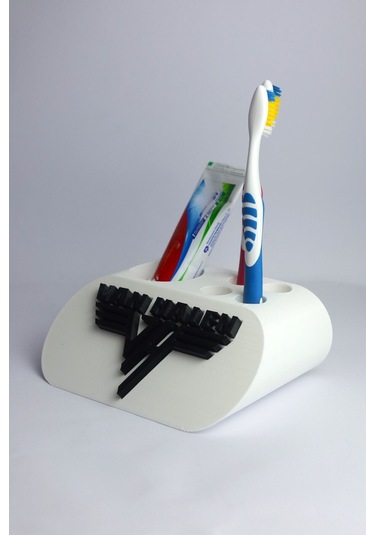 Van Halen - Dekoratif Diş Fırçalık Beyaz