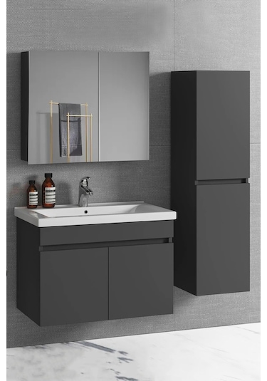 40 X 40 Alüminyum Antrasit Gri Banyo Wc Havalandırma Panjuru