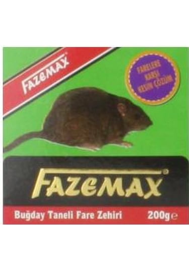 Fazemax Buğday Taneli Fare Zehiri 200 G